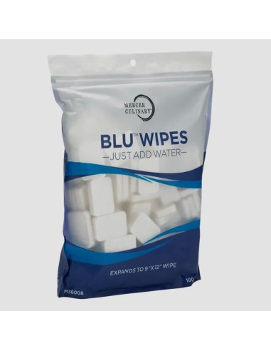 Mercer Culinary BLU™ Compressed Disposable Wipe...