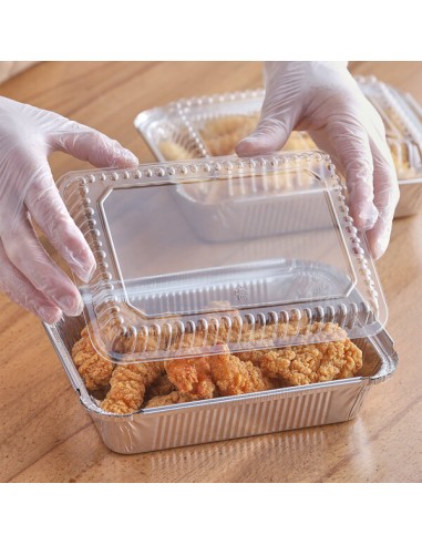 Oblong Clear Plastic Dome Lid for 2.25 lb. &...