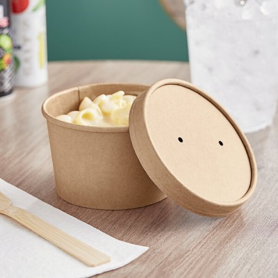 6 oz. Kraft Poly-Coated Paper Food Cup with Vented Paper... 2