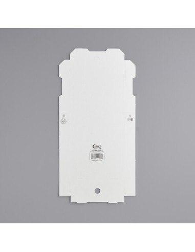 12" x 12" x 2" White Plain Pizza Box - 50/Bundle