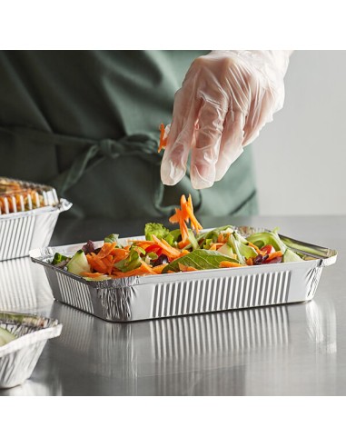 1.5 lb Oblong Shallow Foil Take-Out Container -...