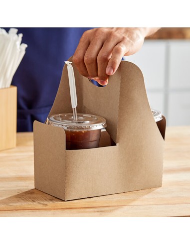 2-Cup Carriers with Handle 200/Case 12-32 oz
