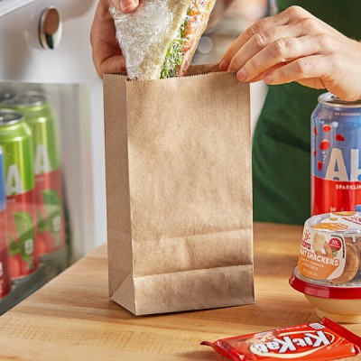 2 lb. Natural Kraft Paper Bag - 500/Case 2