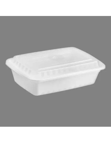 38 oz White  Rectangular Microwavable Heavy...