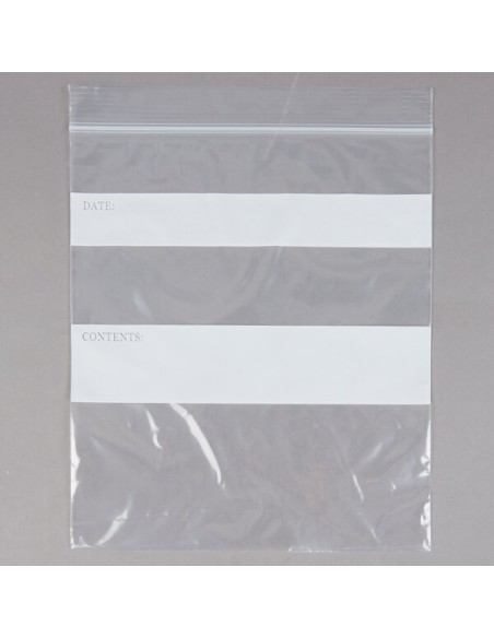 LK Packaging 7" x 8" Standard Weight 1 Qt. Seal Top Bag - 500/Box