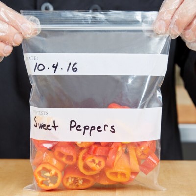 LK Packaging 7" x 8" Standard Weight 1 Qt. Seal Top Bag -...