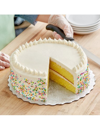Enjay 10" Silver Laminated Corrugated Cake...