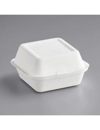 Compostable Sugarcane Take-Out Container 6″ x...