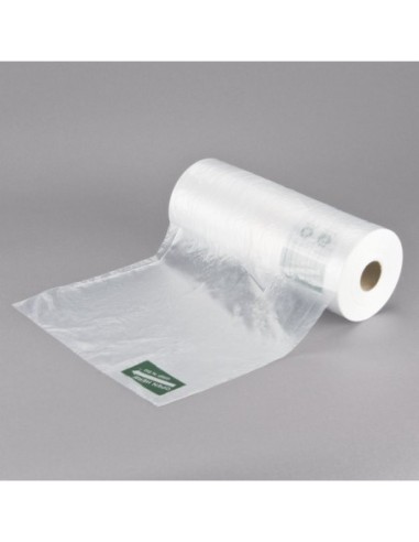 12" x 20" Plastic Side Print Produce Bag on a...