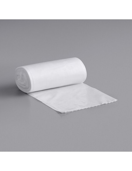 HDPE Econ Clear Garbage Bag Coreless Roll 12-16 Gal 1/CS/250