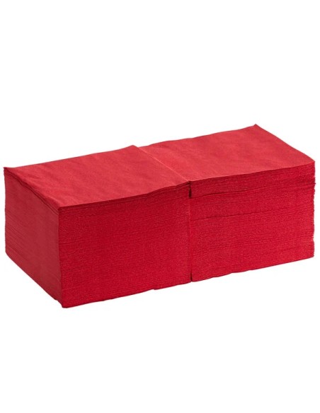 Choice Red 2-Ply Customizable Beverage / Cocktail Napkin - 1000/Case