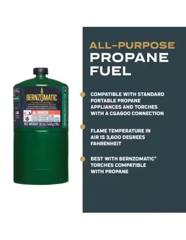 1 lb. All-Purpose Propane Gas Cylinder...