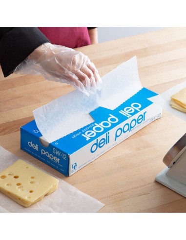 12" x 10 3/4" Interfolded Deli Wrap Wax Paper -...