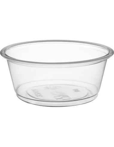Dart Solo 3.25oz clear plastic souffle...