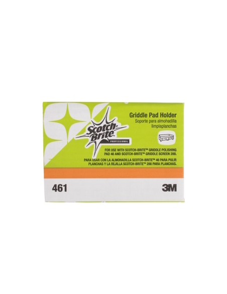3M 461 Scotch-Brite® Griddle Pad Holder with Polishing Pad and Screen