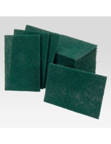 Polystyrene Heavy Duty Scouring Pads Green, 6"...