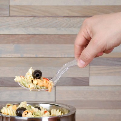 Fineline Platter Pleasers Clear Plastic 8 1/2" Serving... 2