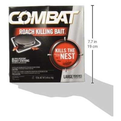 Combat Roach Killing Bait, Large Roaches, Kills The Nest,... 2