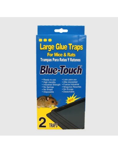 Blue Touch Large Glue Traps For Mice & Rats 6 Ct
