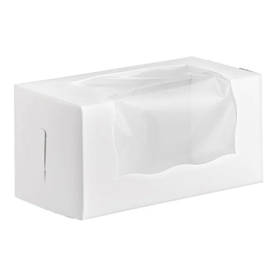 Baker's Lane 8" x 4" x 4" White Window Cupcake / Bakery... 2
