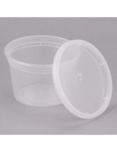 Heavy Duty 16 oz Microwavable Translucent Plastic Deli... 2
