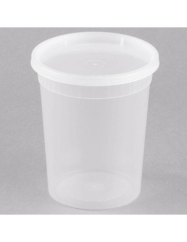 Heavy Duty 32 oz Microwavable Translucent...