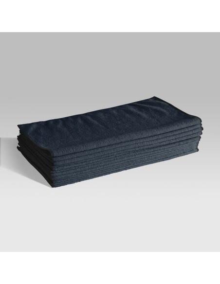 Lavex Janitorial 16" x 16" Gray Microfiber General Purpose Cloth - 12/Pack
