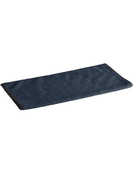 Lavex Janitorial 16" x 16" Gray Microfiber General Purpose Cloth - 12/Pack