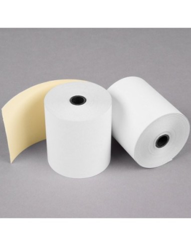 Point Plus 3" x 90' Carbonless 2-Ply Cash...