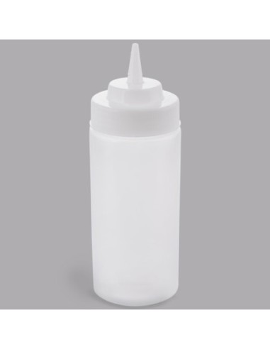 16 oz Clear Widemouth and Standard Cone Tip...