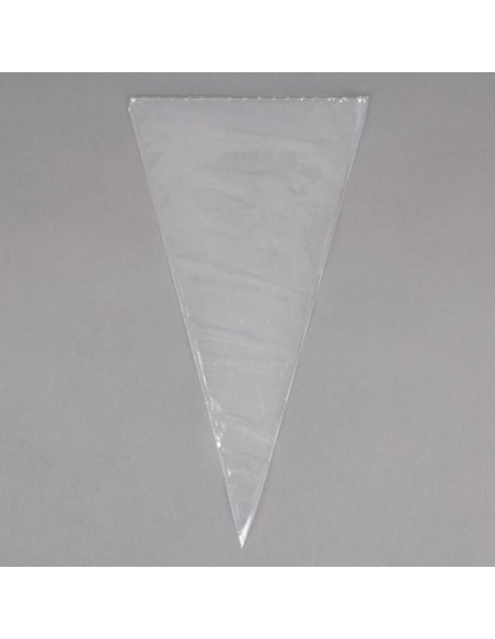Ateco 12" High-Grip Clear Disposable Pastry Bag - 100/Roll
