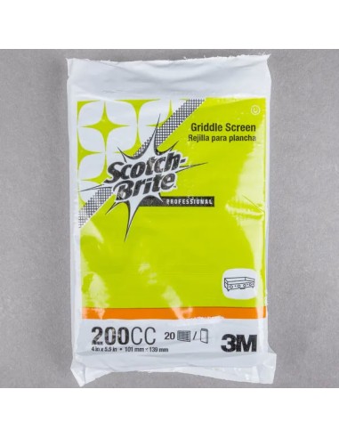 3M 200CC 4" x 5 1/2" Scotch-Brite™ Griddle...