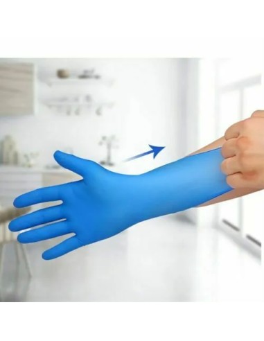 Blue Nitrile Gloves  10 Boxes 100 gloves, 1000...