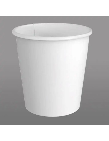 8 oz  White Paper Hot Cup - 1000/Case