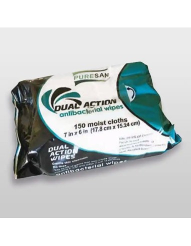 Puresan Lemon 7X6IN Wipe Antibacterial Hand...