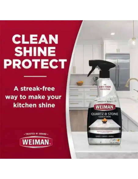 Weiman 24 oz. Quartz Clean and Shine Countertop Polish Spray Pack of 2