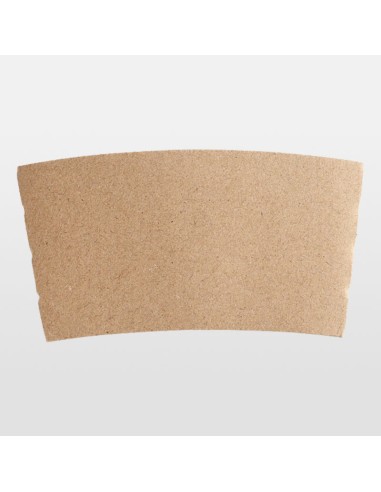 10 - 20 oz. Kraft Coffee Cup Sleeves 1000/Case