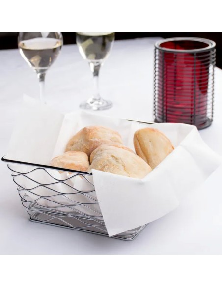 Linen-Feel White 1/6 Fold Guest Towel Napkin– 500/Case