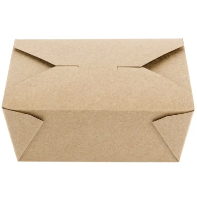 Kraft No 8 Microwavable Folded Paper Take-Out Container... 2