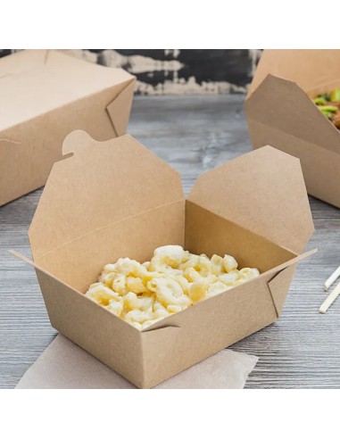 Kraft No 8 Microwavable Folded Paper Take-Out...