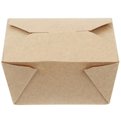 Kraft No 1 Microwavable Folded Paper Take-Out Container –... 2