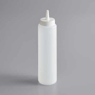 2 oz. Clear Squeeze Bottle - 12/Pack
