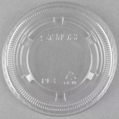 Dart Solo 3.25 to 5.5 oz  Clear Plastic Souffle Lids... 2