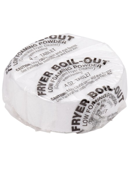 Fryer Puck 4 oz. Concentrated Deep Fat Fryer Cleaning Tablet - 5/Pack