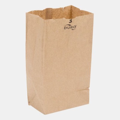 Duro 3 lb. Brown Paper Bag - 500/Bundle