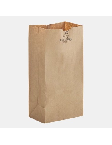 12 lb Brown Paper Bag 500/Bundle
