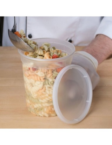 Heavy Duty 24 oz Microwavable Translucent...