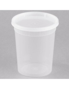 Heavy Duty 24 oz Microwavable Translucent Plastic Deli... 2
