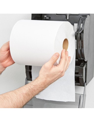 Right Choice Janitorial 8" White Paper Towel,...