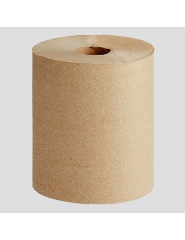 Janitorial 8" Natural Kraft Hardwound Paper...